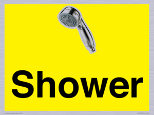 Shower Dementia Friendly Yellow 